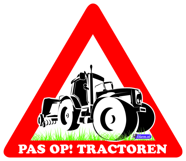 PAS OP! TRACTOREN