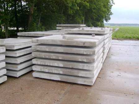 BETONPLATEN 200x200x14 cm - 15 ton aslast - Nieuw